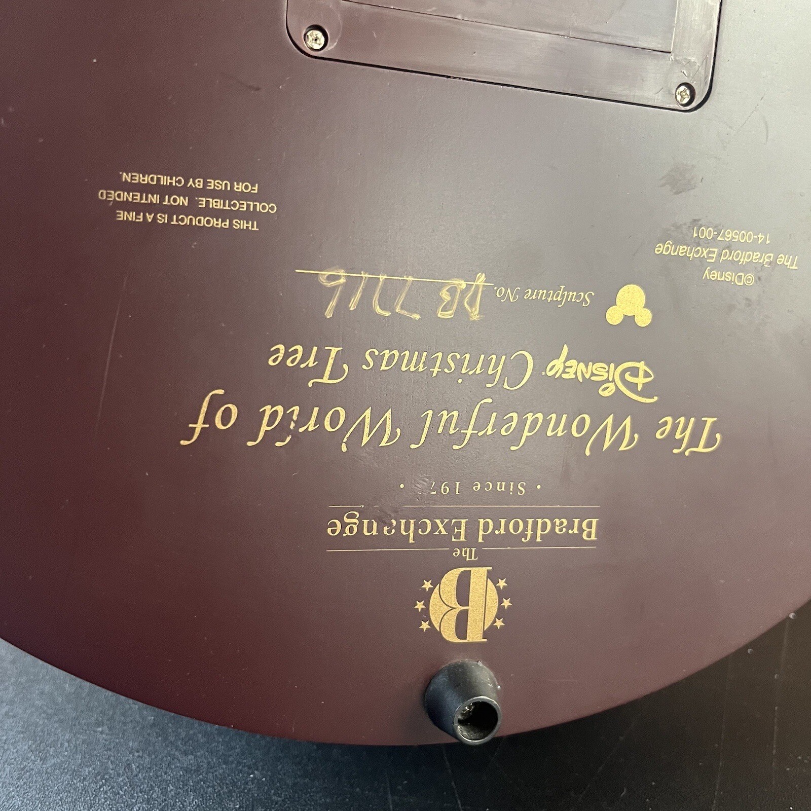 Bradford Exchange Disney Tabletop Christmas Tree The Wonderful World