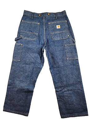 Carhartt Double Knee B07 DNM 32X26 Dungaree Jeans W Carhartt Double Knee B07 DNM 32X26 Dungaree Jeans W