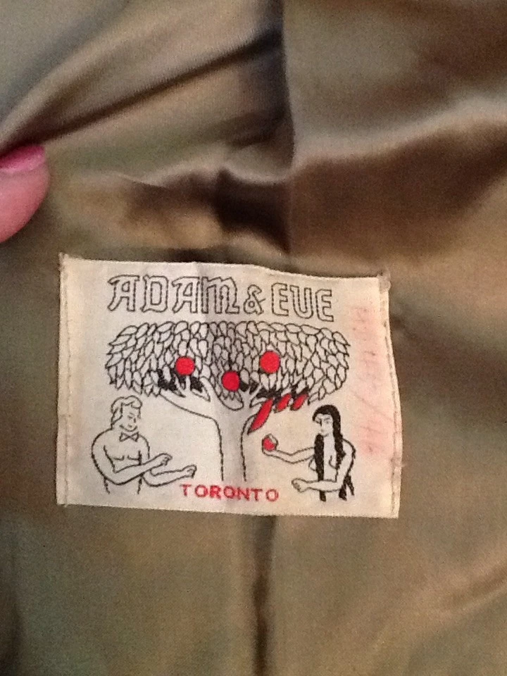 ADAM & EVE VINTAGE AÑOS 60’S CUERO JASPEADO WESTERN MOTO BOMBER CHAQUETA ABRIGO Y2K Foto 4 de 4