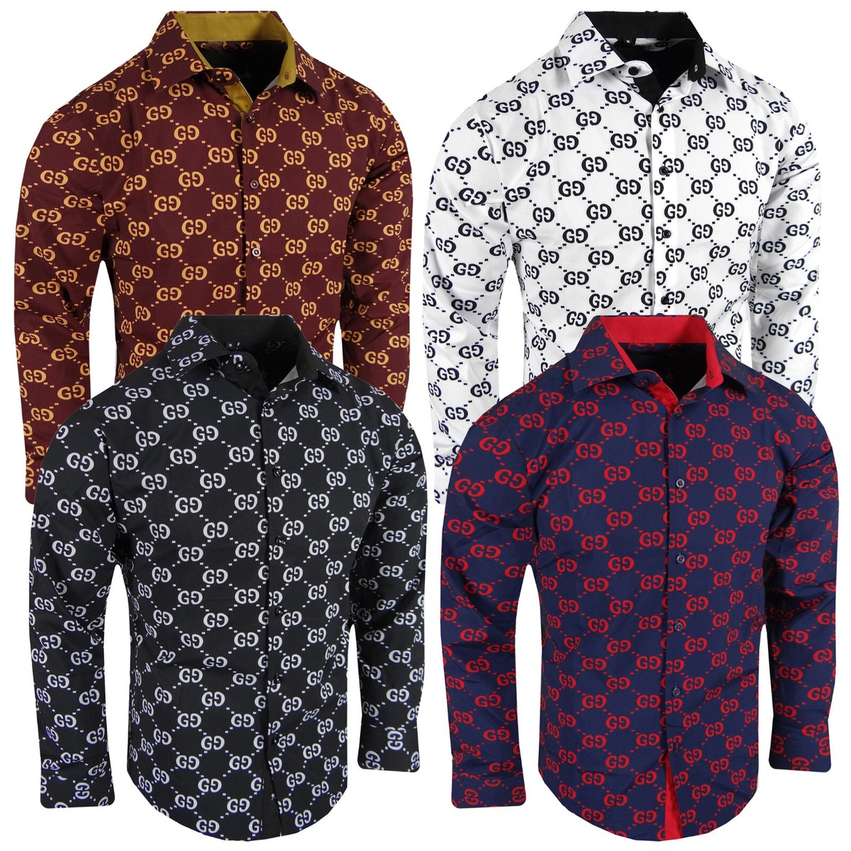 white christmas dresses Made in Italy Dress Shirts for Men