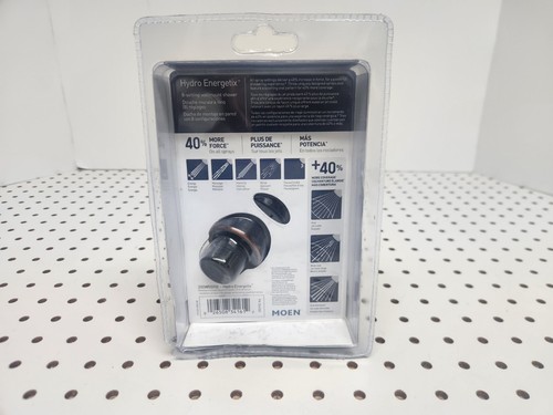Cabezal de ducha Moen 200W0BRB Hydro Energetix 8 asientos en bronce frotado con aceite - Imagen 2 de 4