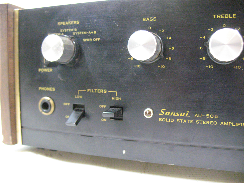 ■【￥50,000・1997年】SANSUI　AU-α505RXプリメインアンプ Sansui A-505 Amplificateur Intégré / Vintage Entièrement