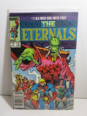 1985 MARVEL THE ETERNALS #2 1ST APPEARANCE OF DEVIANTS GHAUR & AHQLAU  