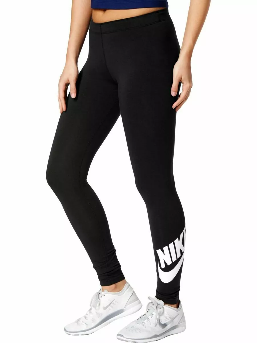 NIKE WOMEN'S NSW BLACK LEGASEE FUTURA TIGHT FIT LEGGINGS REGULAR LENGHTH  RRP $64