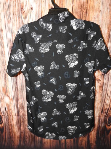 Dixxon Flannel Co DFC Youth Division Harley Davidson Quantico S/S Party Medium - Picture 4 of 6