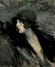 Oil Painting repro Giovanni Boldini - Portrait of Suzy