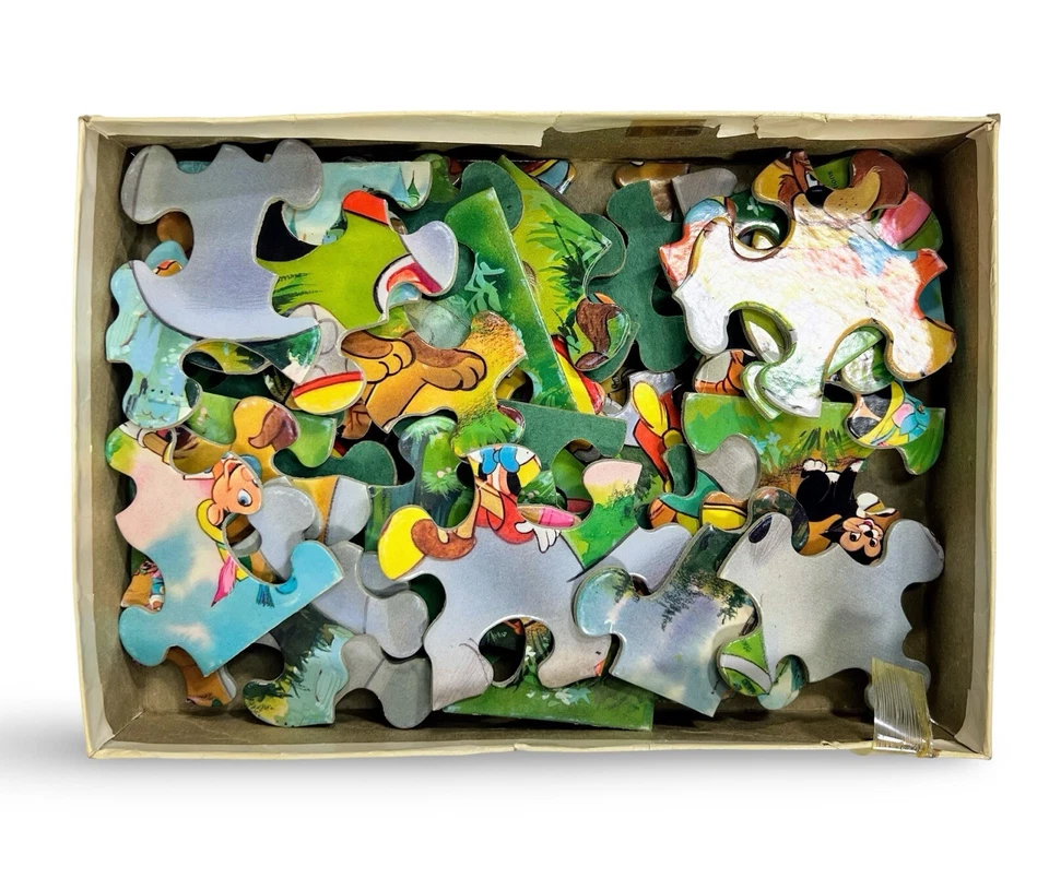 Vintage Disney on Parade Puzzle Springbok Vintage 1973 Hallmark CIB 48 Piece - Image 3 of 3