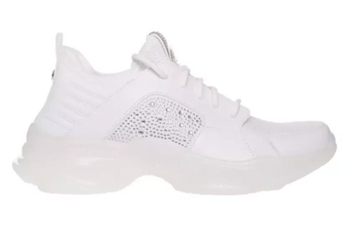 Tenis deportivas para mujer Madden NYC, talla 8,5, estrás, color blanco, nuevas con etiquetas - Imagen 15 de 19