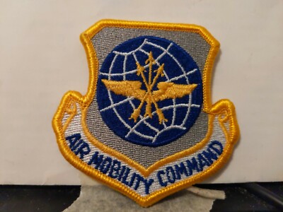 USAF AIR MOBILTY COMMAND Color Patch CAN BE ATTACHED TO FLIGHT SUIT" | eBay