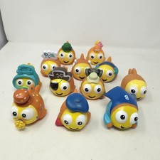 Goldfish Swim School Rubber Bath Pool Toy Lot of 12 Fun Designs No Duplicates 