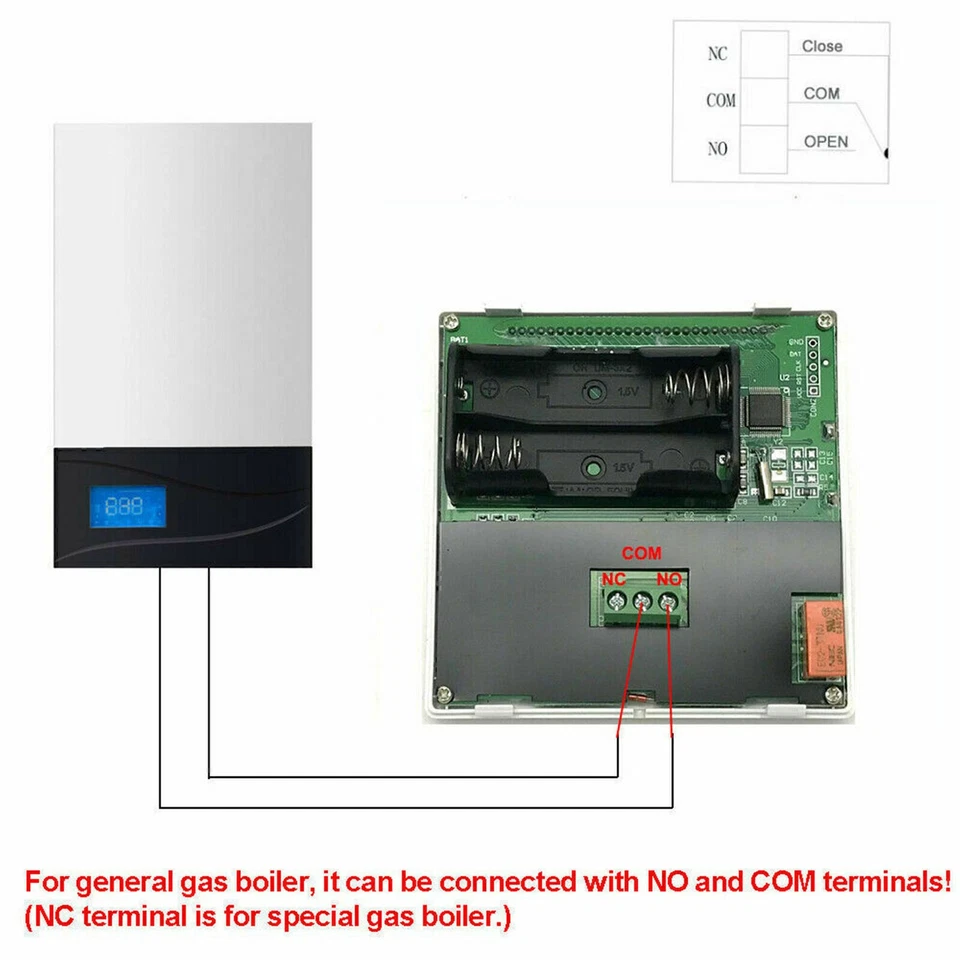 LCD Digital Room Controller LED room thermostat Underfloor Heating Wall Heating - Image 4 of 4