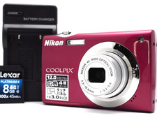 Nikon Coolpix S4000 Digital Camera Ruby red 12.0MP JAPAN J78