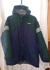 Men's Vintage Color Block Winter Jacket By Adidas/ Size XL