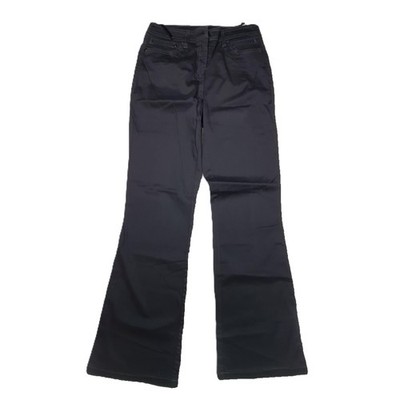 H.I.S Jeans Sandra Damen D36 W28 / L30 Schlaghose Denim Schwarz Stretch Bootcut