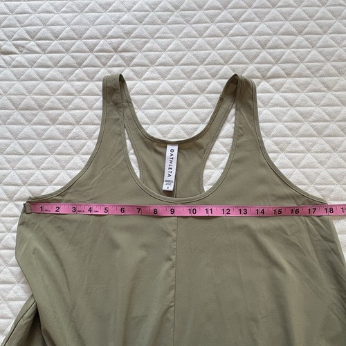 Athleta Women’s Presidio Dress Size S Green Hi And Low Light Weight Side Pockets - Picture 10 of 11