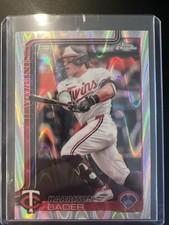 2025 Topps Chrome - Harrison Bader #62 RayWave Refractor