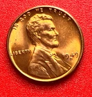 1949-D Lincoln Wheat Cent Penny GEM RED BU From an Original Bank Roll
