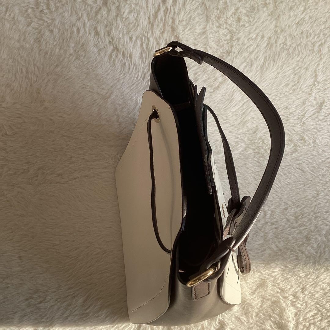 FURLA Dolcezza Pineapple Leather Drawstring Bag C… - image 13