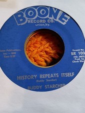 Buddy Starcher, History Repeats Itself ~ 1966 Boone 45 (Lincoln/Kennedy)