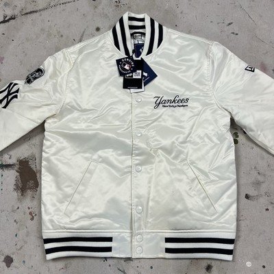 New York Or Nowhere Yankees Southpaw Varsity Satin Bomber Jacket