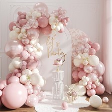 Dusty Pink Balloon Arch Kit, Light Pink Balloon Garland Kit