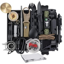 Kit Sopravvivenza Professionale Kit Emergenza Sopravvivenza Guerra con Campeggio