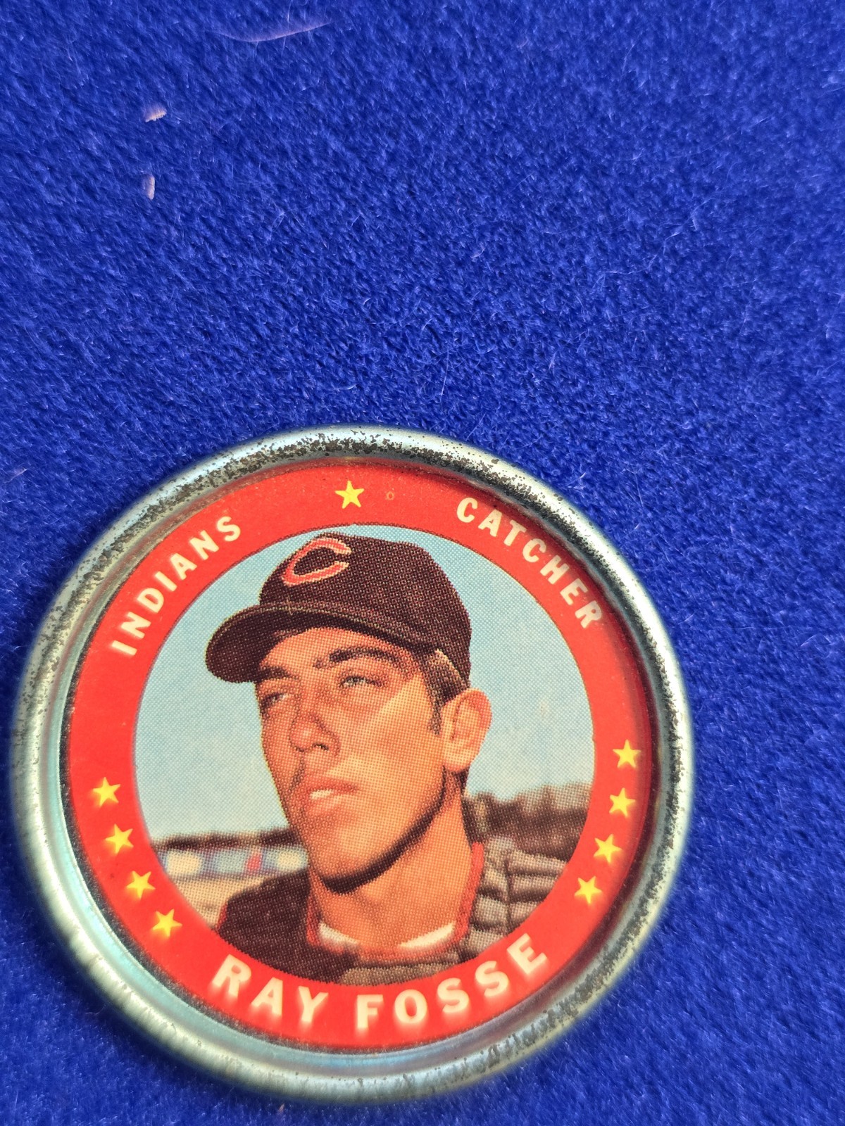 1971 topps baseball coins . Set Break...  # 42 Ray Fosse