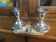 International Silver Sterling Spring Glory #241 Candlestick Holder PAIR- NICE!!