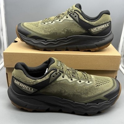 Merrell Nova 4 Waterproof Men s 12 W Wide Hiking Outdoor Shoes Green J068397W