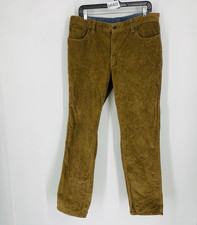 Vintage LL Bean Standard Fit Mens Corduroy Pants Size 36 x 32 Rugged Maine Brown