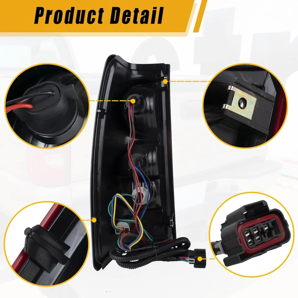 Luz trasera compatible con 2003 2004 2005 2006 1500 2500 3500 Driver and Passen Foto 3 de 4