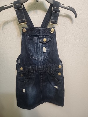 Girl's Dark Blue Jeans Skirt, Size 4