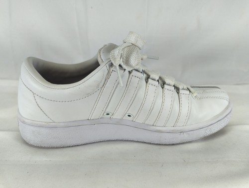 K-Swiss Varsity weiß Kinder Jugend Größe 5 niedrige Turnschuhe Schuhe - Bild 7 von 8