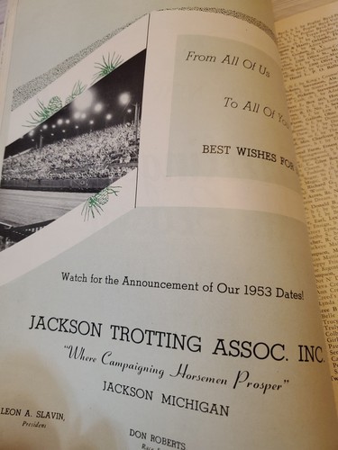 1952 The Harness Horse Christmas Catalog Racing Over 200 Pgs Great Ads - Picture 19 of 24