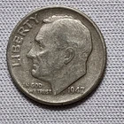 1947 Roosevelt Dime 90% Silver Dime
