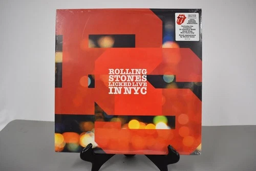 Rolling Stones Licked Live In NYC Limited Edition 180g White Vinyl 3xLP Gatefold