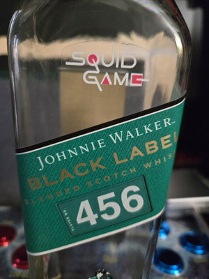[SQUID GAMES] 456 Johnnie Walker scotch whisky [EMPTY*] collectibles