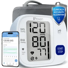 iProven Blood Pressure Monitor Bluetooth for Home Use - Upper Arm with App In...