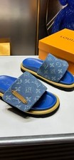 Louis Vuitton Monogram Logo Slide Sandals Wom...