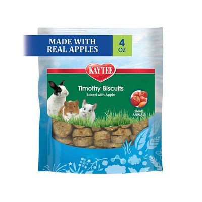 Kaytee Timothy Biscuits Baked Treat for Pet Guinea Pigs, Rabbits & Other Smal...