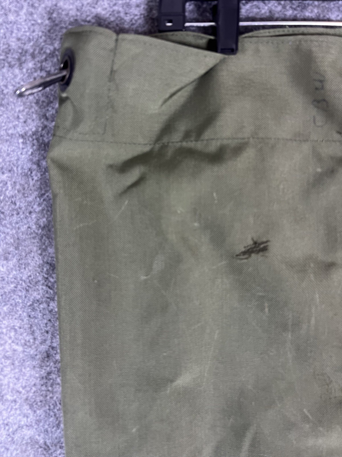 Vintage US Military Duffle Bag Backpack Green Army Surplus Outerwear