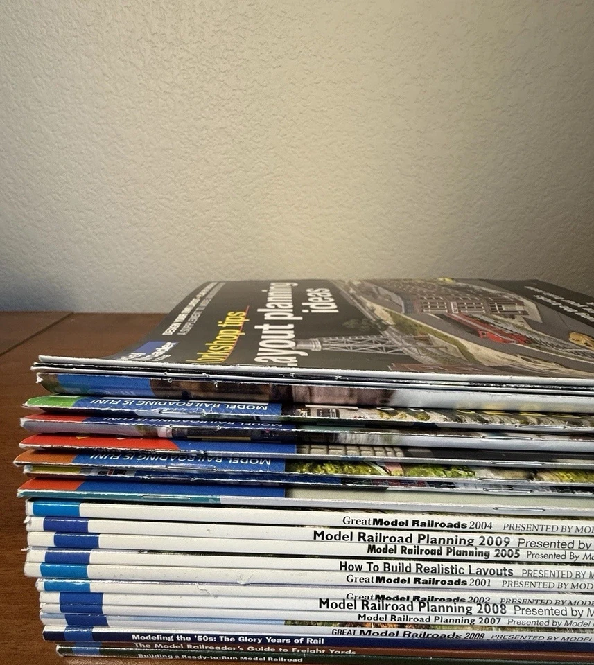 Lote de 20 volúmenes de planificación de ferrocarriles/modelos ferroviarios grandes - Set cargador Foto 3 de 4