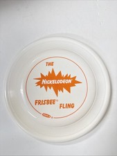 Nickelodeon 9 Frisbee 1990s Vintage Advertisi...