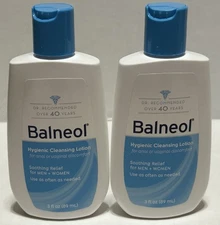 Balneol Hygienic Cleansing Lotion - 3 fl oz (Pack of 2) NEW