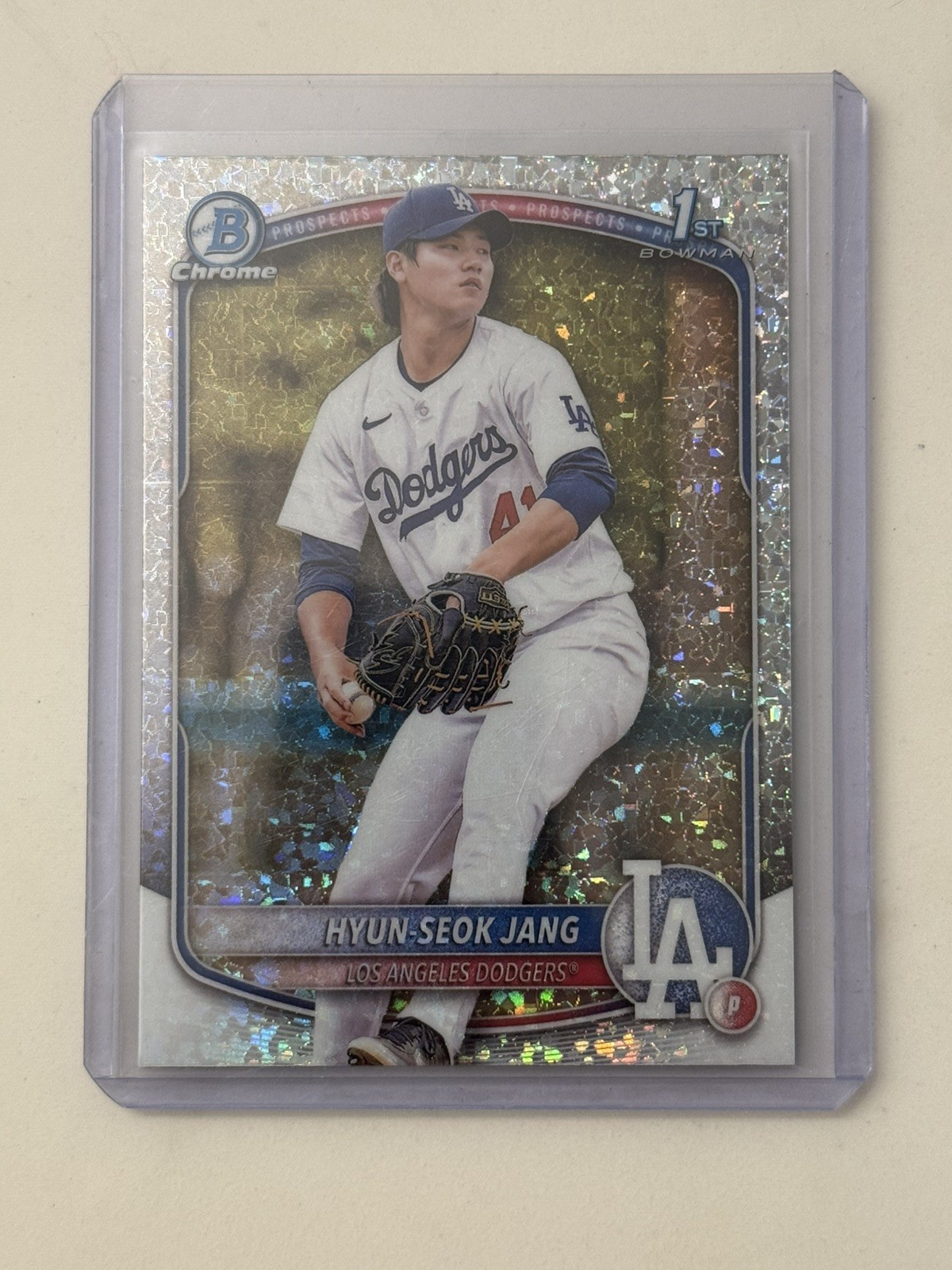 HYUN-SEOK JANG 2025 Bowman Chrome #BCP-51 1st Silver Mini Diamond Refractor