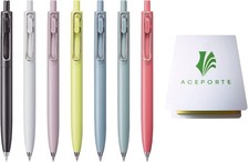 one F 0.38mm & 0.5mm - Can be Clearly written Gel pen, 7 Body Colors Set with...