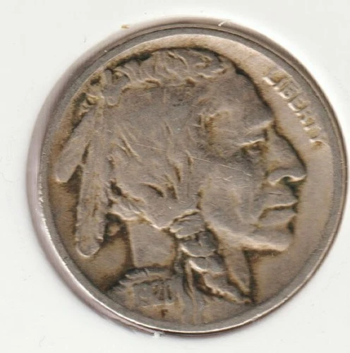 1920 US Indian Head Buffalo Nickel FULL DATE Rare 106 Year Old Collection Coin