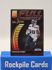 2023 Panini Donruss Elite - Full Throttle Rashaad Penny #FT-RP Pink