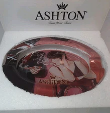 Ashton Cigars Official Glass Ashtray Brand New With Box!