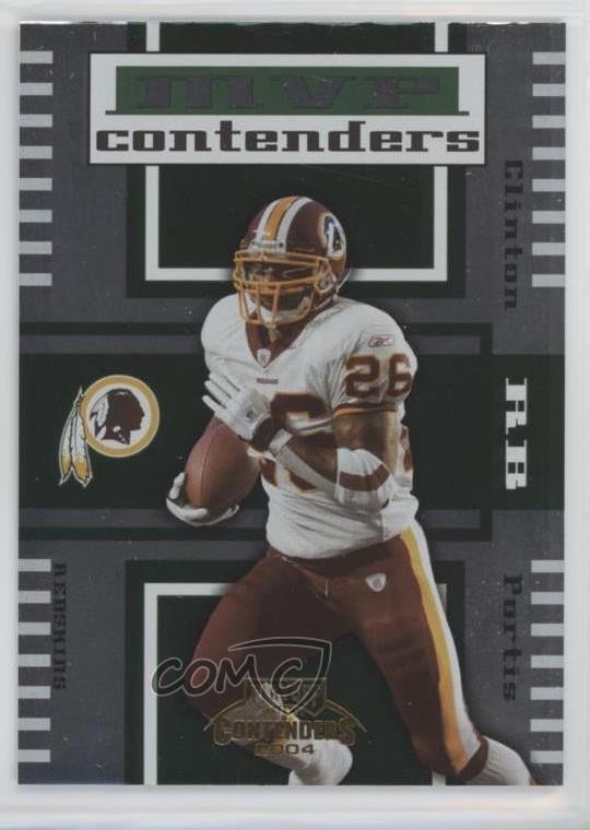 2004 Playoff Contenders MVP Contenders Green 97/250 Clinton Portis #MC-3 2d8